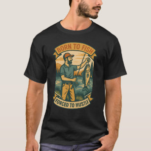 Salmon Lake Forellen Retro-Design T-Shirt