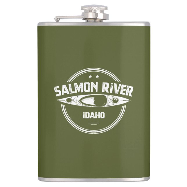 Salmon River Idaho Flachmann (Vorderseite)