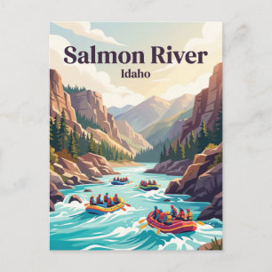 Salmon River Idaho, USA Postkarte