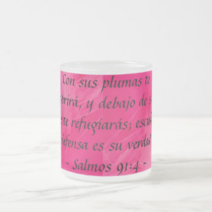 Salmos 91:4-Tasse Mattglastasse