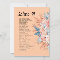 Salmos 91, Bibelverse mit schöner Blume