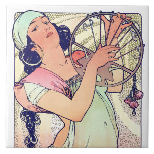 Salome, Alphonse Mucha Fliese