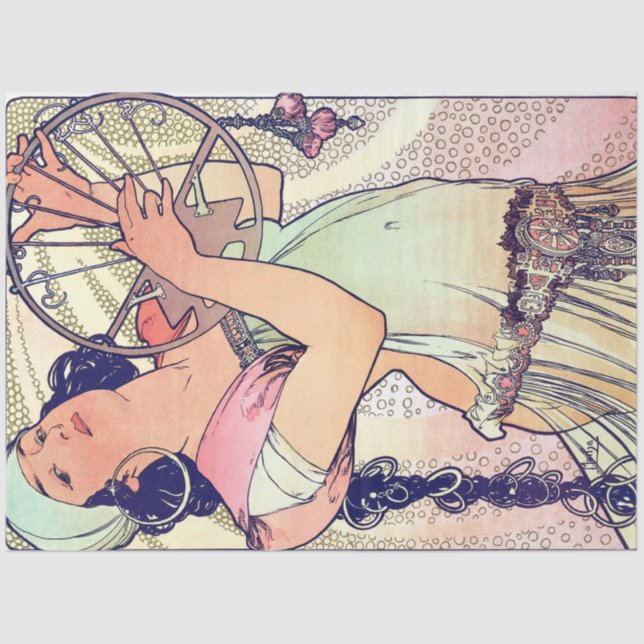 Salome, Alphonse Mucha Seidenpapier (Vorderseite)