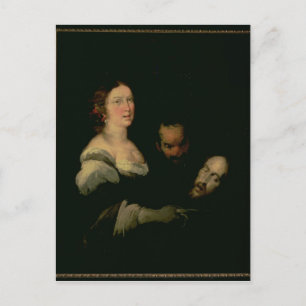 Salome mit dem Kopf des Johannes des Taufers Postkarte