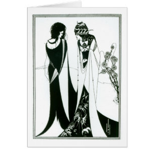 Salome mit ihrer Mutter, Herodias, 1894 (litho) (b