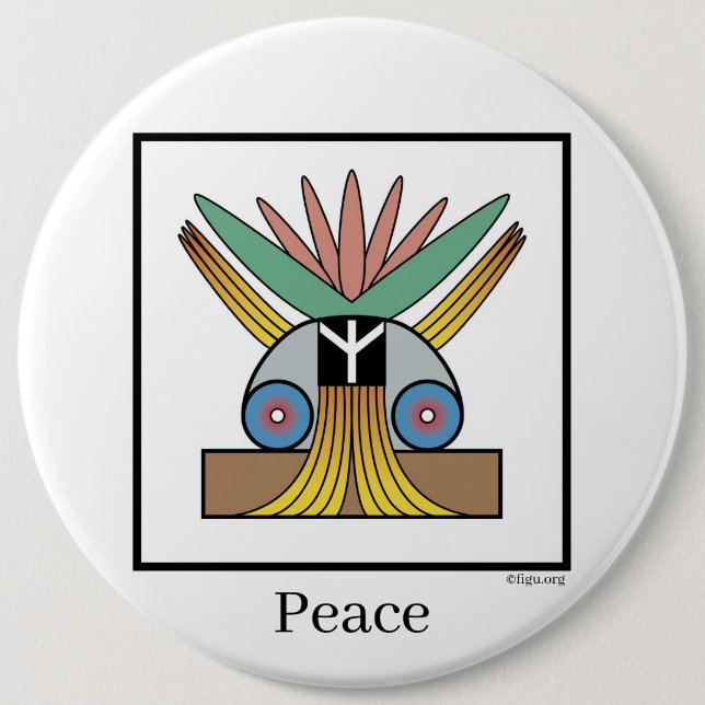 Salome Peace Button (Vorderseite)