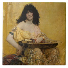 Salomé (Portrait der Frau) (von Henri Regnault) Fliese