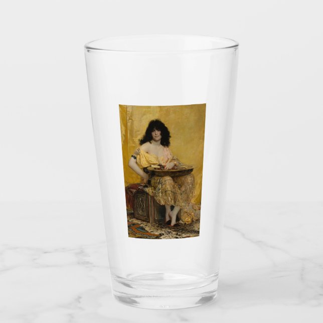 Salomé (Portrait der Frau) (von Henri Regnault) Glas (Vorderseite)