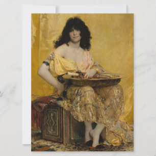 Salomé (Portrait der Frau) (von Henri Regnault) Karte