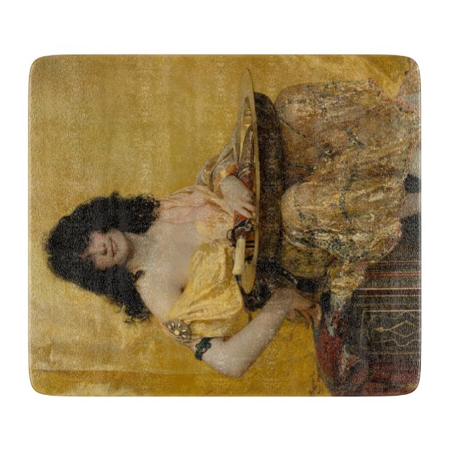 Salomé (Portrait der Frau) (von Henri Regnault) Schneidebrett (Vorderseite)