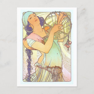 Salomé von Alphonse Mucha Postkarte