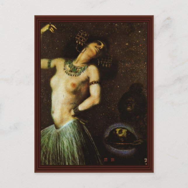 Salome von Franz Von Stuck Postkarte (Vorderseite)