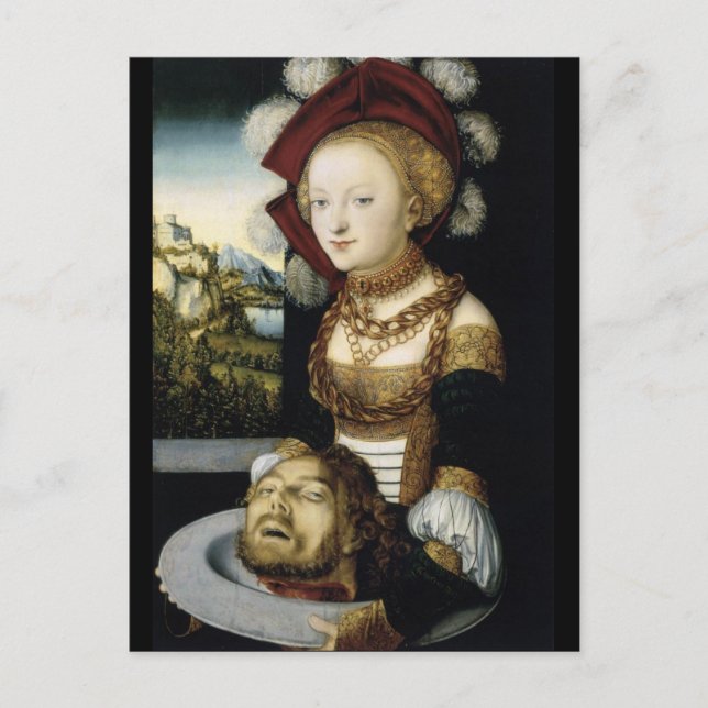 Salome with Head of John Baptist Postkarte (Vorderseite)