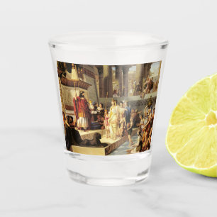 Salomo und die Königin von Saba - Giovanni De Min Schnapsglas