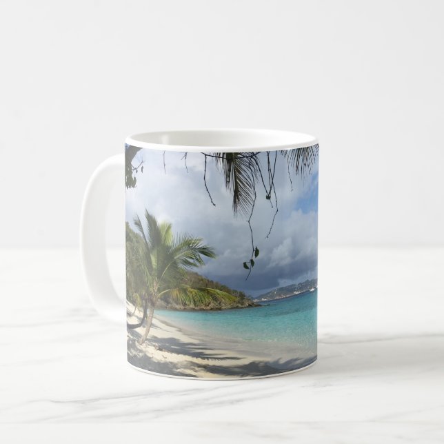 Salomon Beach, St. Thomas Island, Jungfrau Kaffeetasse (Vorderseite Links)