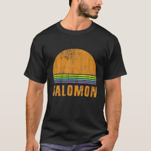 Salomon Custom Boy's Name 7 Buchstaben Retro Vinta T-Shirt