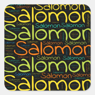 Salomon Quadratischer Aufkleber