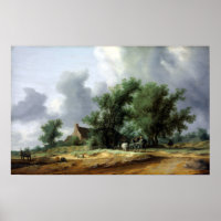 Salomon van Ruysdael Road in den Dünen mit Pass