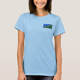 Salomonen Flagge + Karte T-Shirt