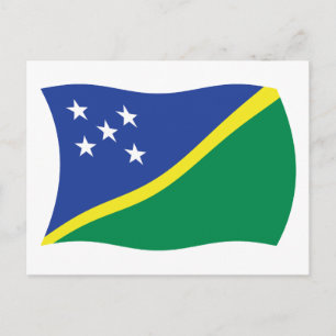 Salomonen Flagge Postkarte