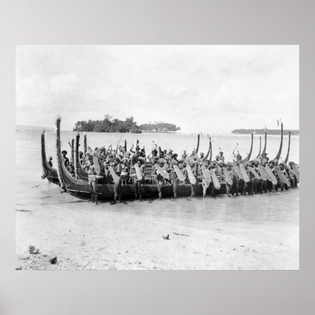 Salomonen-Kriegskanone, 1922 Poster (Vorne)