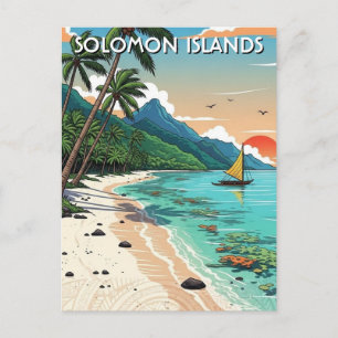 Salomonen Reise Postkarte
