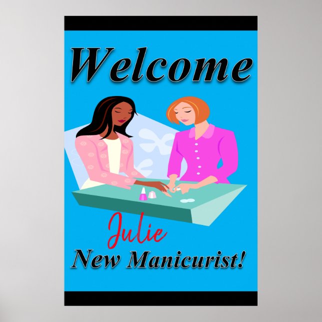 Salon Barbershop Posters Neue Eisenbahnlinie Poster (Vorne)