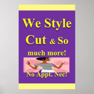 Salon Barbershop Posters Poster