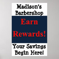 Salon Barbershop Posters sammeln Belohnungen
