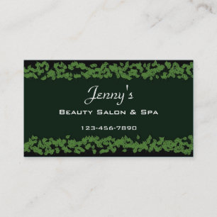 Salon Business Card Visitenkarte