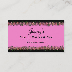 Salon Business Card Visitenkarte