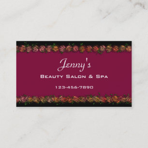 Salon Business Card Visitenkarte