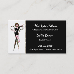 Salon Business Cards Visitenkarte