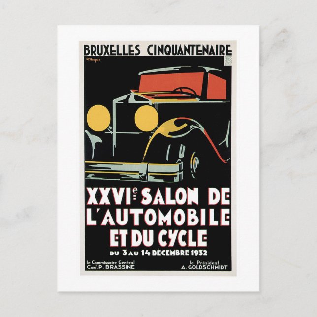 Salon de Automobile Postkarte (Vorderseite)