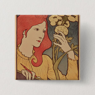 Salon-DES-Cent, 1894 Button
