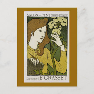Salon des Cent ~ Ausstellung von E. Grasset Postkarte