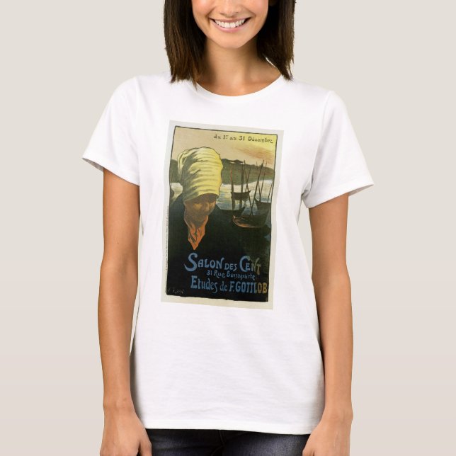 Salon Des Cent ~ Etudes de F. Gottlob T-Shirt (Vorderseite)