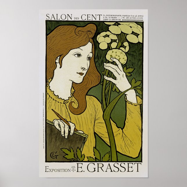 Salon des Cent ~ Exposition de E. Grasset Poster (Vorne)