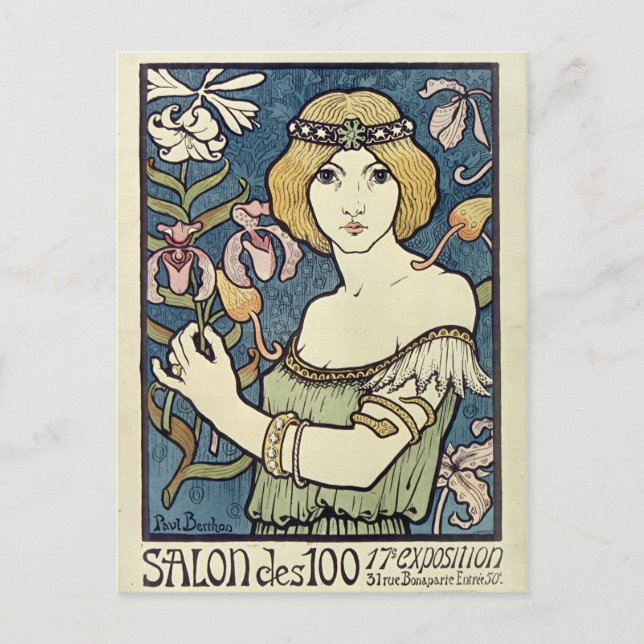 Salon Des Cent Postkarte (Vorderseite)