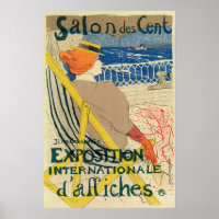 Salon des Cents by Toulouse Lautrec, Art Nouveau
