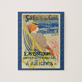Salon des Cents by Toulouse Lautrec, Art Nouveau Puzzle