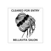 Salon Floral Updo Covid Temperatur geräumt Eintrit