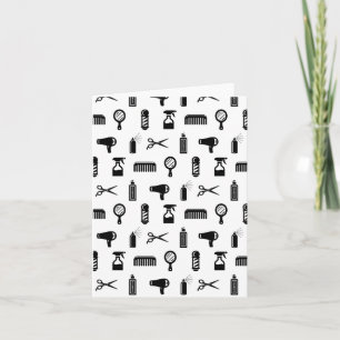 Salon & Friseur Muster CUSTOM FARBE Karte