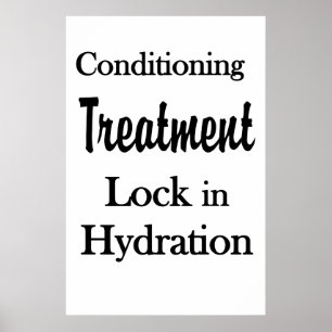 Salon Friseursalon Plakate Haar Conditioning Lock