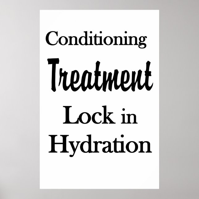 Salon Friseursalon Plakate Haar Conditioning Lock  (Vorne)