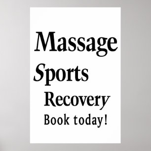 Salon Friseursalon Plakate Massage Sport