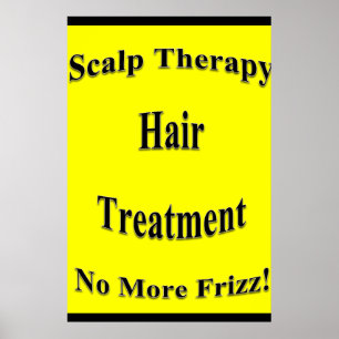 Salon Friseursalon Plakate Skalp Therapie