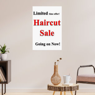 Salon Friseursalon Poster Flawless Limited Haarsch