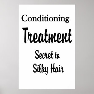 Salon-Frisör-Plakate Seidiges Haar Conditioning Poster