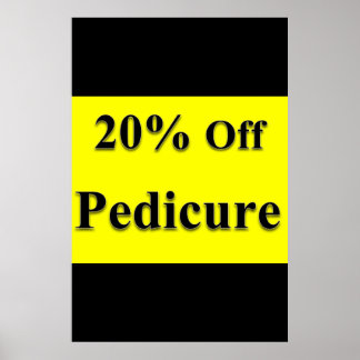 Salon-Frisör-Poster-Kombination 20% Rabatt auf Ped Poster
